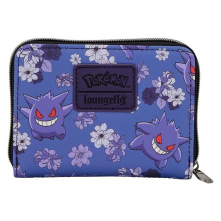 Loungefly Pokemon Gengar Floral Zip Around Wallet Exclusivité Games Zone